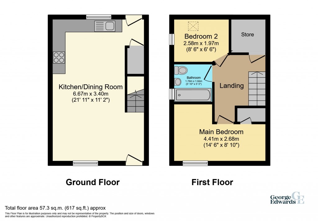 Floorplans For Rose Avenue, Merlins Bridge, HAVERFORDWEST, SA61