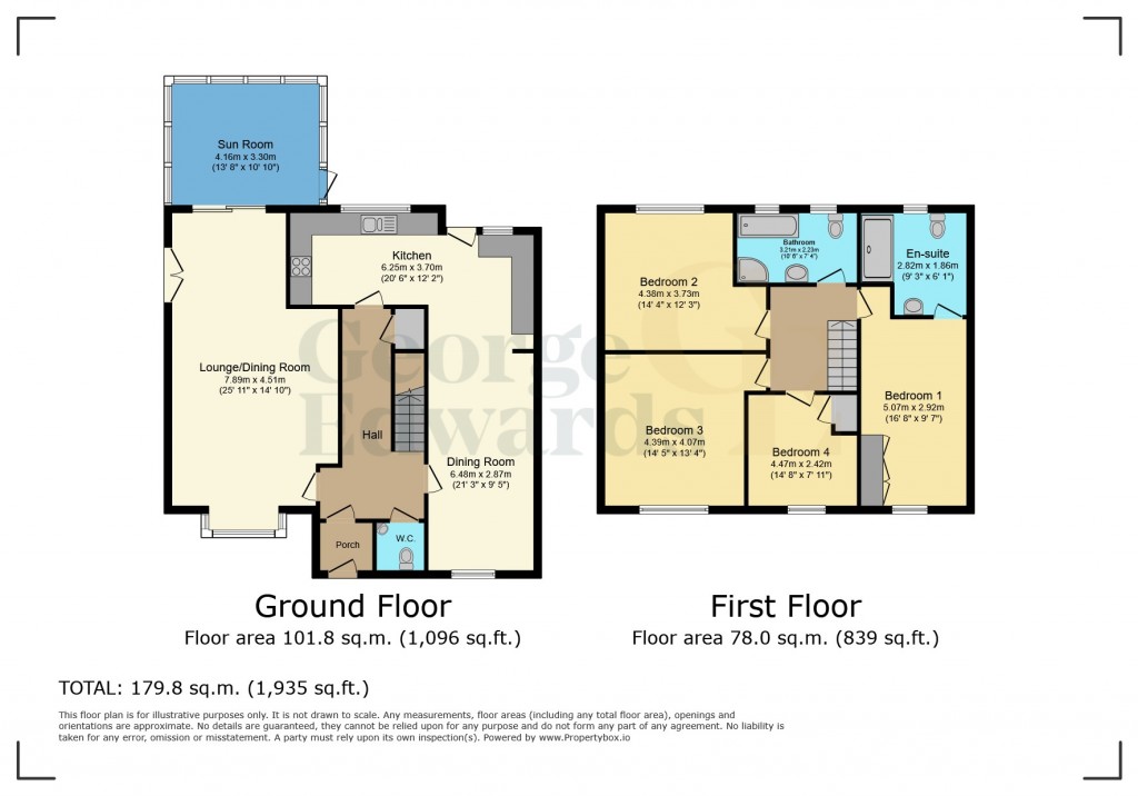 Floorplans For Boncroft Gardens, Oakthorpe, Swadlincote