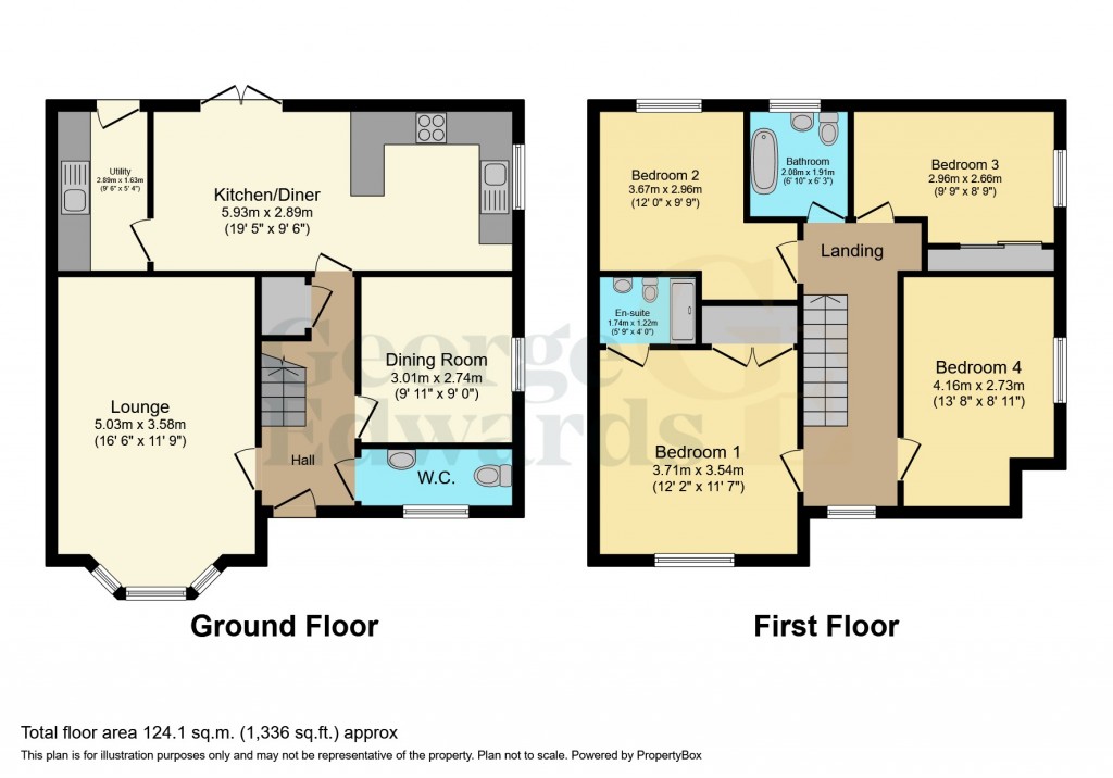 Floorplans For Bluebell Grove, Woodville, DE11 8FY.