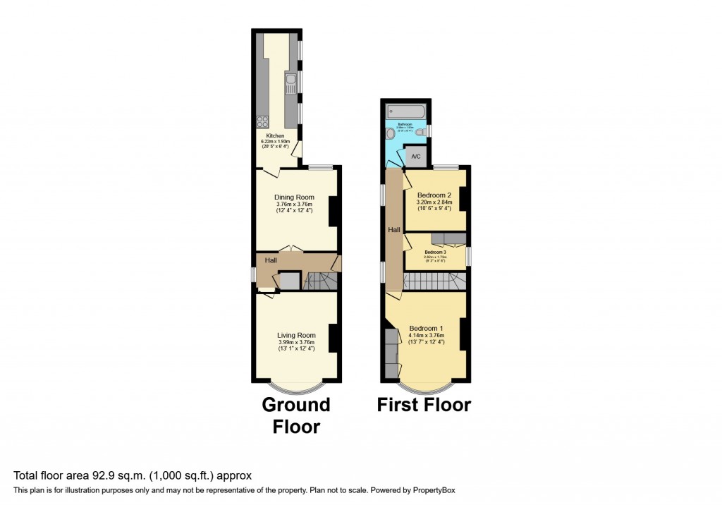 Floorplans For Hall Lane Whitwick LE67 5DW