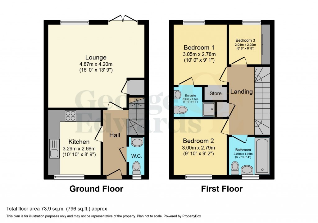 Floorplans For Astbury Way Woodville DE11 7BQ
