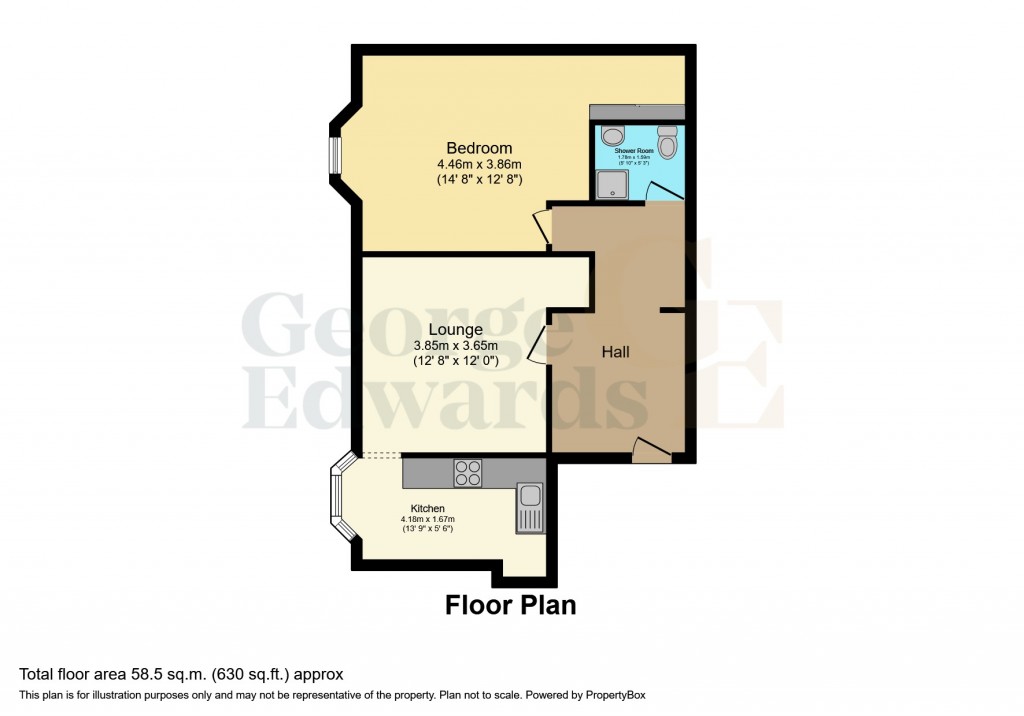 Floorplans For Apartment 6 8-10 Hill Street Haverfordwest SA611QF