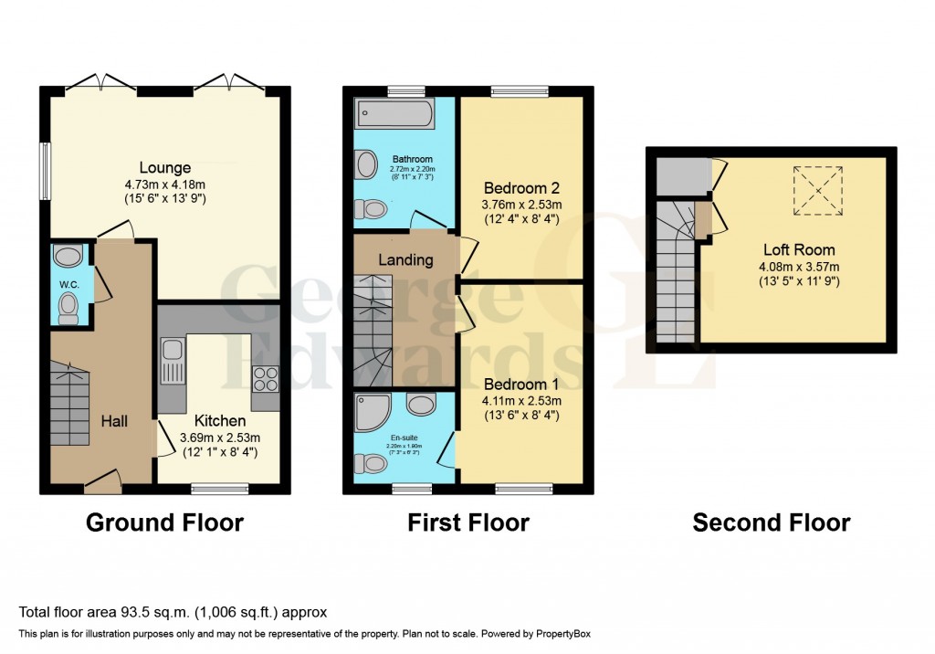 Floorplans For Queens Street Measham DE12