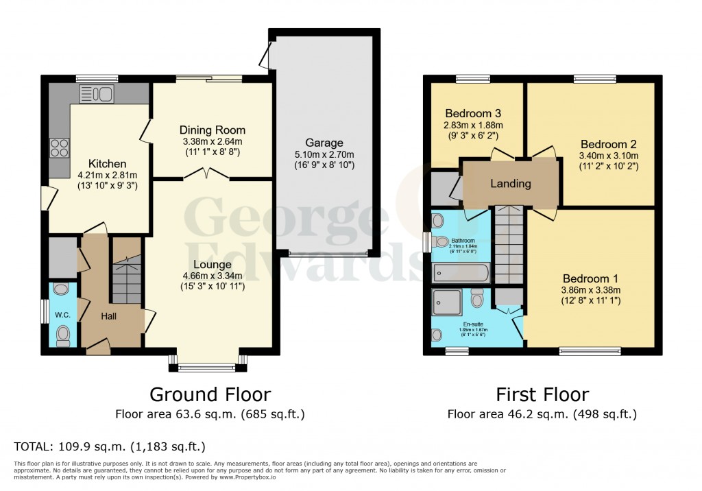 Floorplans For Abbeydore Grove, Monkston, Milton Keynes MK10