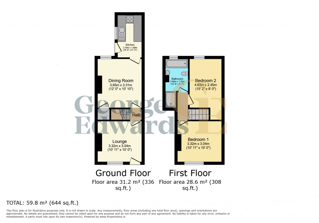 Floorplans For Darklands Road Swadlincote DE11 0