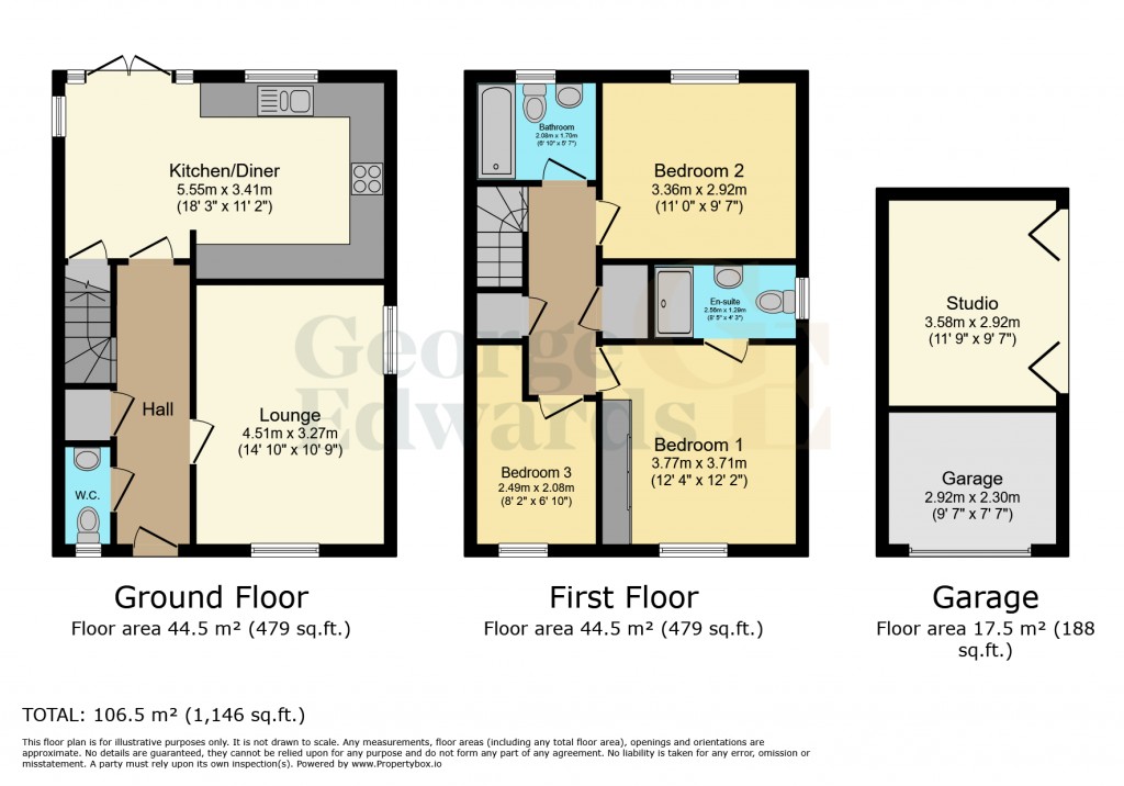Floorplans For Lambersitch Drive Overseal DE12 6NZ