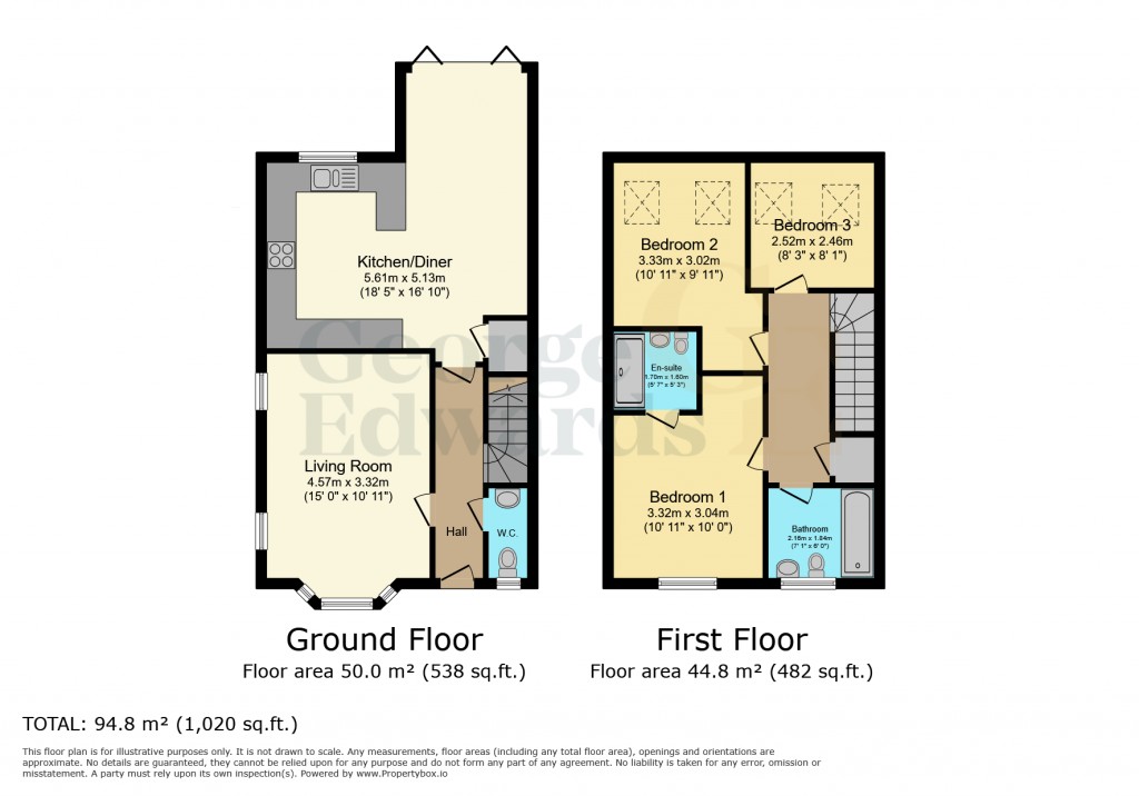 Floorplans For Lutterworth Road Walcote LE17 4JU