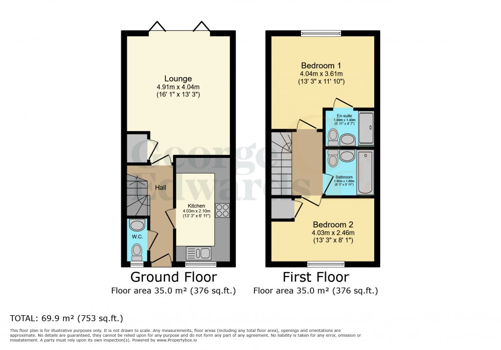 Floorplans For Lutterworth Road Walcote LE17 4JU