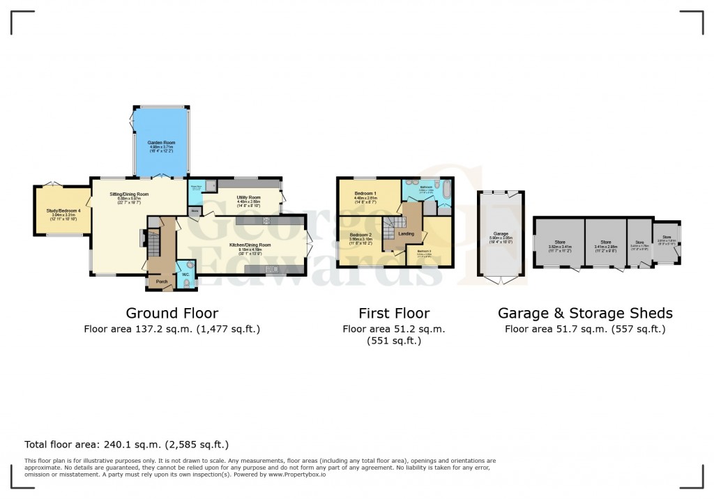 Floorplans For Chapel Street Measham DE12 7JD