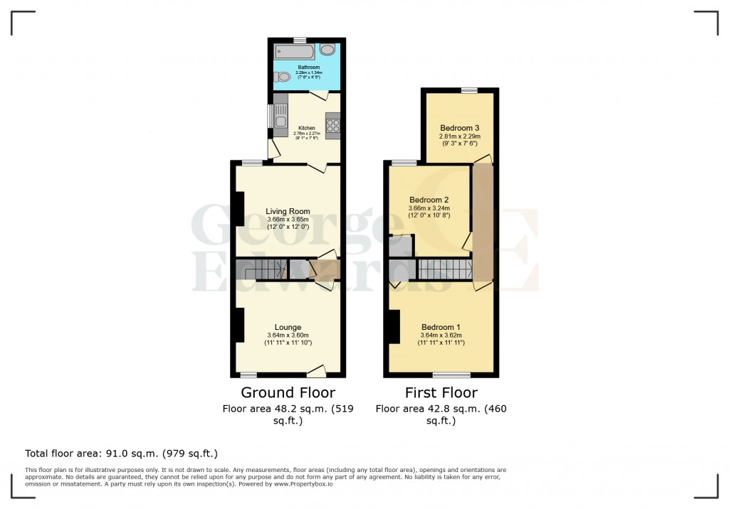 Floorplans For New Street Oakthorpe DE12 7RJ