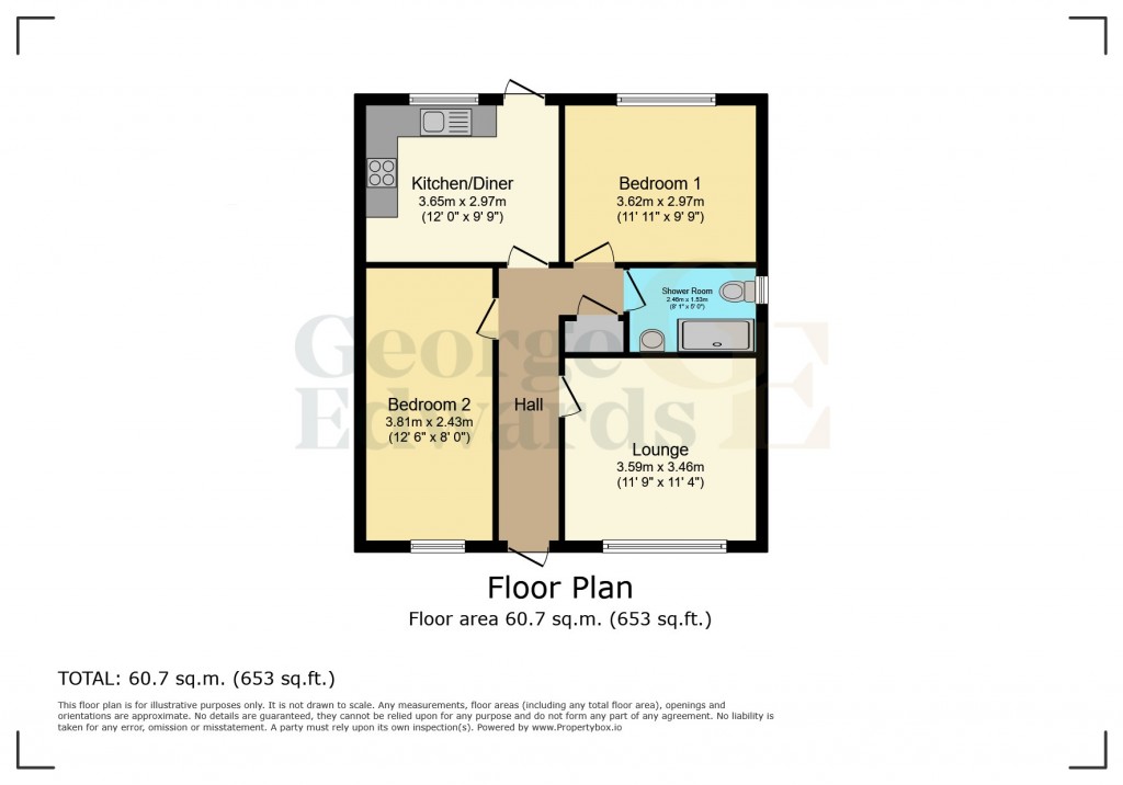 Floorplans For Ravenstone Road, Coalville, LE67 3NB