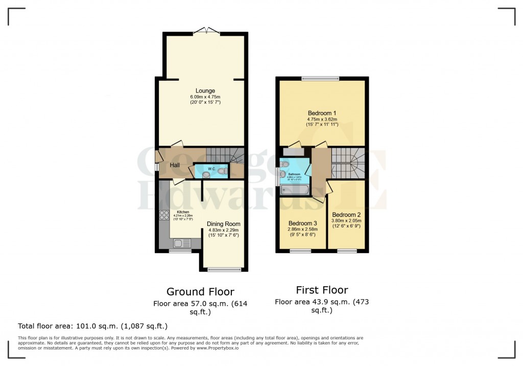 Floorplans For Chapel Street Oakthorpe DE12 7QT