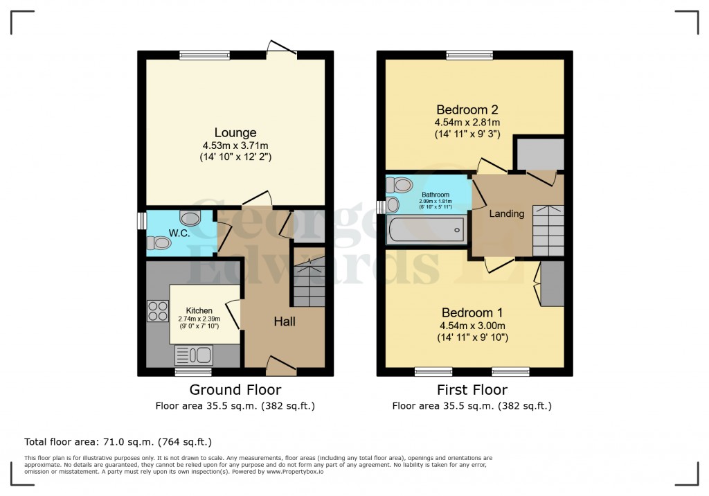 Floorplans For St. Helens Lane Appleby Magna Swadlincote DE12 7DF
