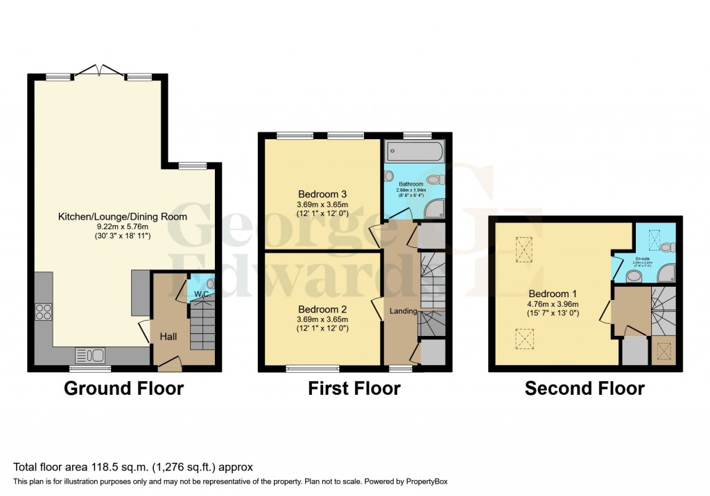 Floorplans For The Old Stables, Oakthorpe, DE12 7RZ.